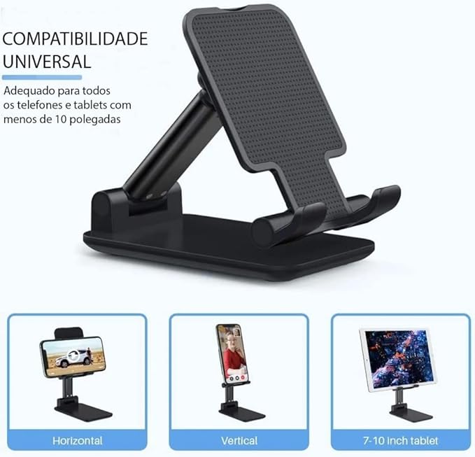 Suporte de Mesa Universal Ajustável para Celular