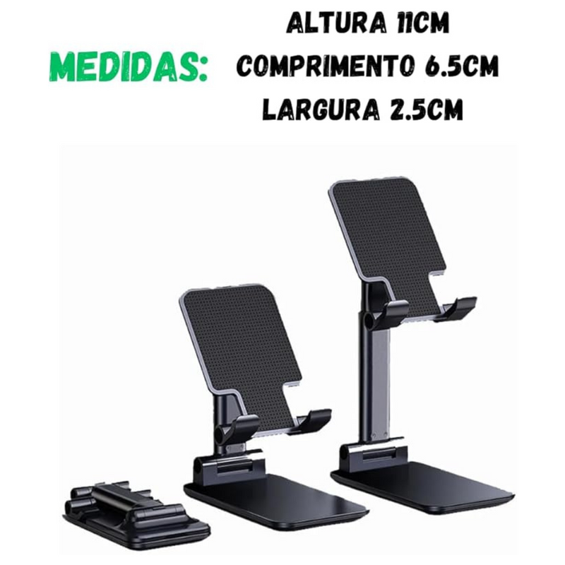 Suporte de Mesa Universal Ajustável para Celular