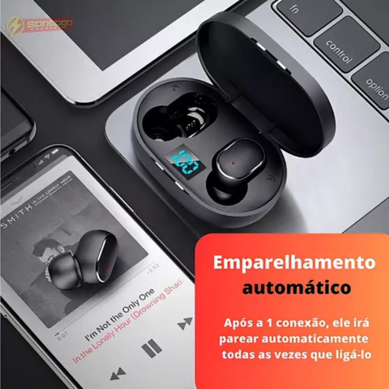 Fone de Ouvido Bluetooth Kapbom KA-999