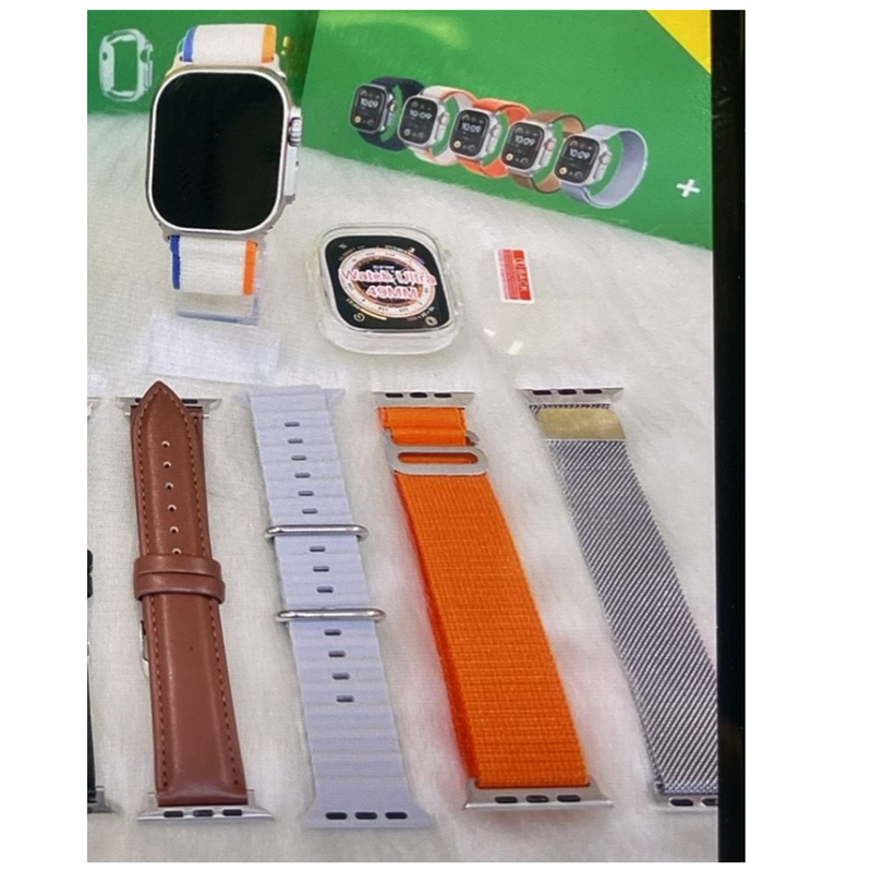 Smartwatch GS Ultra 2 com 5 Pulseiras + Case Protetor e Pelí