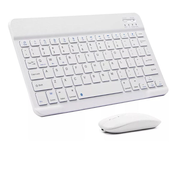 Kit Teclado + Mouse Sem Fio Bluetooth Para Notebook e Table