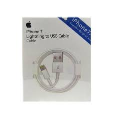 Cabo iPhone Apple Lightning Branco Com Entrada Usb