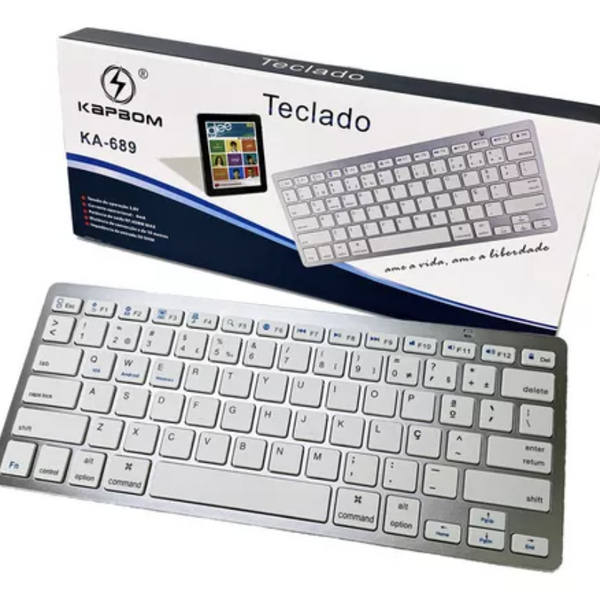 Teclado Bluethoot Sem Fio Kabbom